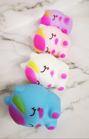 Cute Sitting Unicorn Squishy Toy