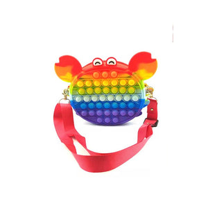 Crab Push Pop Fidget Cross Body Bag