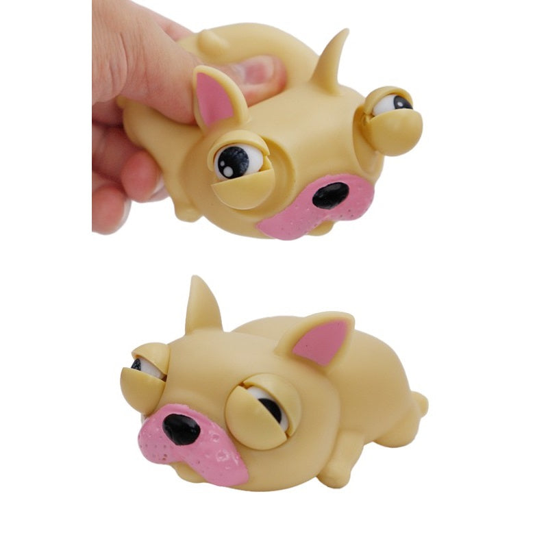 Eye Popping Puppy Squishy Toy