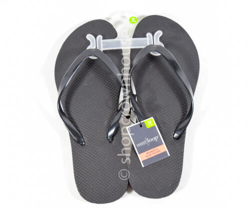 Black Thong Sandals