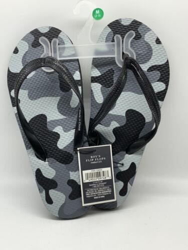 Black Camo Flip Flops