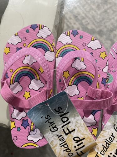 Rainbow Flip Flops